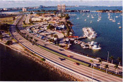 Aerial of Miami Outboard Club