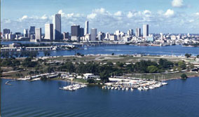 Aerial of Miami Yacht Club