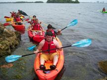 Kayaking at Morningside Park